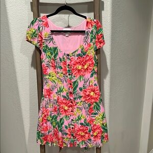 Floral Button-Down Dress